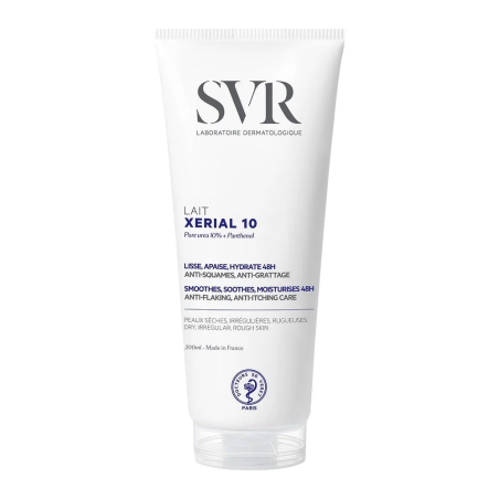 SVR Xerial 10 Lait Corps 200ml – Soins spécifiques / Peaux Atopiques et Eczéma | SVR - Corps Tunisie | Miral Parapharmacie