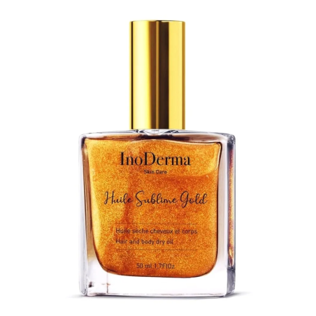 INODERMA Huile Sublime Gold 50ml – Huiles Sèches | INODERMA - Corps Tunisie | Miral Parapharmacie