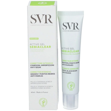 SVR Sebiaclear Active Gel Correcteur Intensif 40ml – Soins peau grasse, mixte et acné / Peaux à imperfections | Sebiaclear - Vis