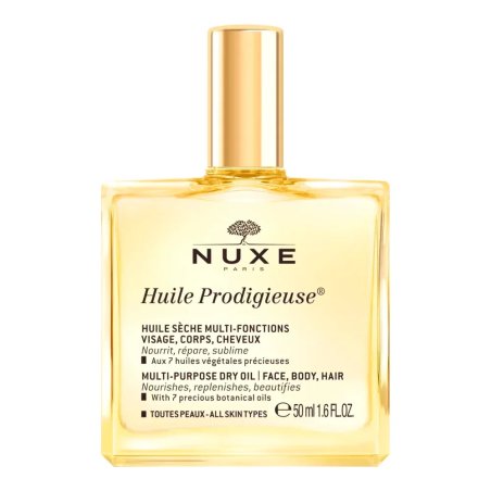 NUXE Huile Prodigieuse 50ml – Huiles Sèches | NUXE - Corps Tunisie | Miral Parapharmacie