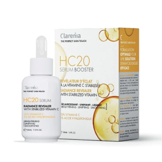 CLARENIA HC20 Sérum Booster 30ml – ÉCLAT DU TEINT | CLARENIA - Visage Tunisie | Miral Parapharmacie