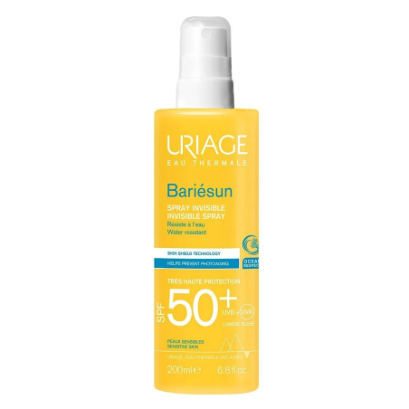 Uriage Bariésun Spray Invisible SPF50+ Non Parfumé 200ml – Soins Corps / Hydratation et Nutrition Corps | URIAGE - Corps Tunisie