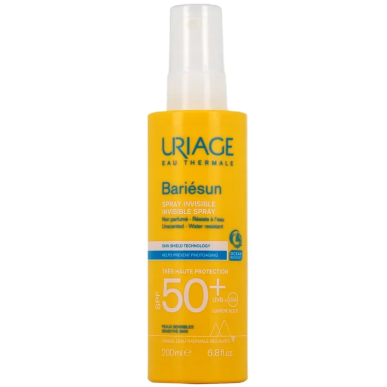 Uriage Bariésun Spray Invisible SPF50+ Non Parfumé 200ml – Soins Corps / Hydratation et Nutrition Corps | URIAGE - Corps Tunisie