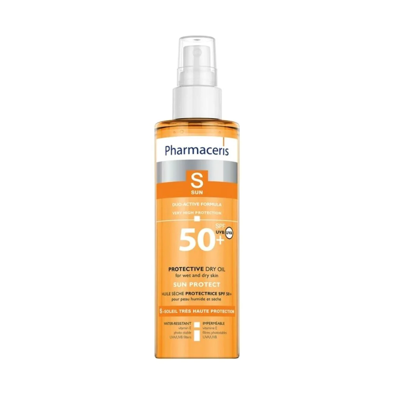 Pharmaceris S Huile Seche SPF 50+ Corps et Cheveux 200ml