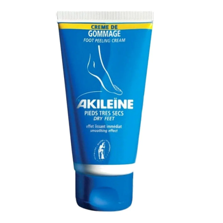 AKILEINE Gommage Pieds 75ml – Soins des pieds / Pieds secs et abîmés | Akileine - Corps Tunisie | Miral Parapharmacie