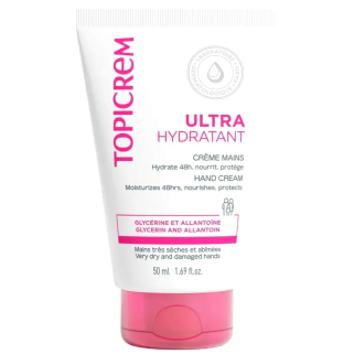 Topicrem Ultra Hydratant Crème Mains 50ml – Soins des mains | TOPICREM - Corps Tunisie | Miral Parapharmacie