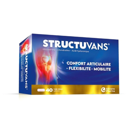 Structuvans 40 Gelules – Articulations | ADVANS PHARMA - Corps Tunisie | Miral Parapharmacie