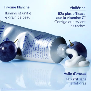 Caudalie Vinoperfect Creme Mains Anti-Taches 50ml – Soins des mains | Caudalie - Corps Tunisie | Miral Parapharmacie