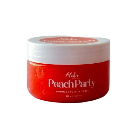 ALOHA Body Scrub Peach Party 300gr – Soins Corps / Gommages Exfoliants | ALOHA - Corps Tunisie | Miral Parapharmacie