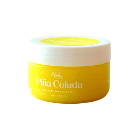 ALOHA Body Scrub Pina Colada 300gr – Soins Corps / Gommages Exfoliants | ALOHA - Corps Tunisie | Miral Parapharmacie