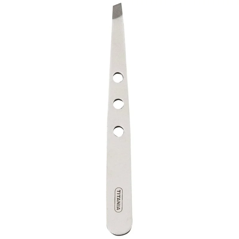 TITANIA Pince a Epiler Inox Poignee Bleue – 1090/61B