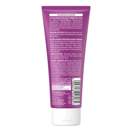 Eveline Flower Blossom Nicinamide Crème Hydratante en Profondeur Mains 75ml