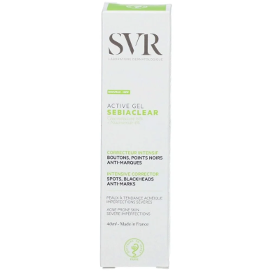 SVR Sebiaclear Active Gel Correcteur Intensif 40ml – Soins peau grasse, mixte et acné / Peaux à imperfections | Sebiaclear - Vis