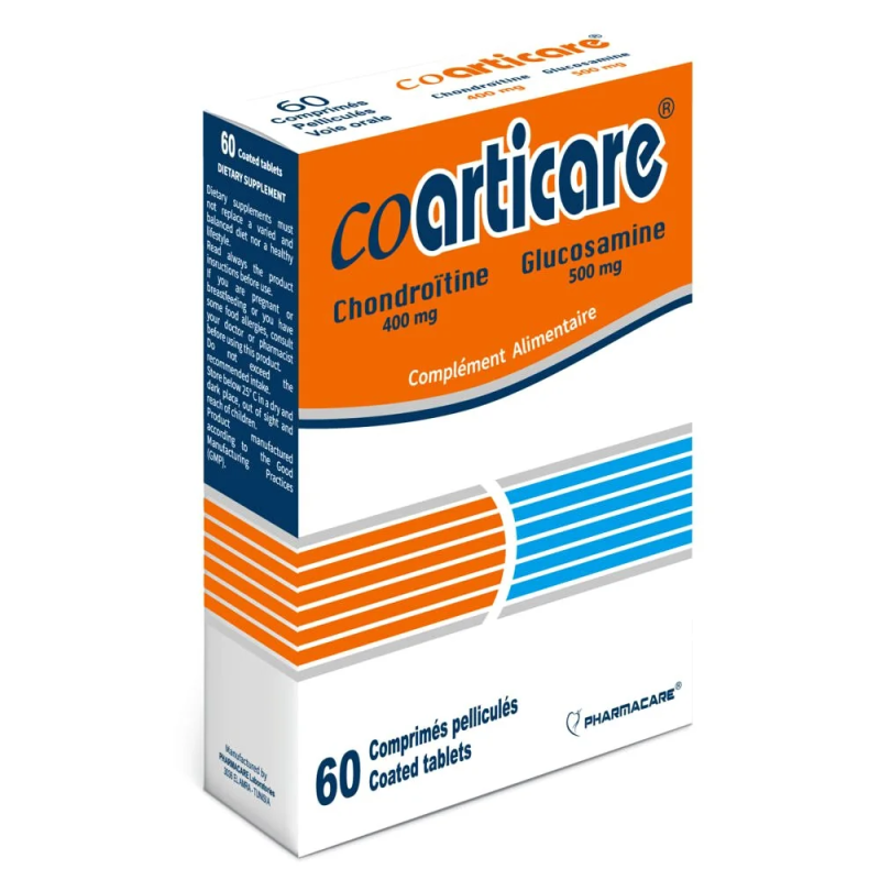 Pharmacare CoArticare Chondroïtine et Glucosamine 60 gelules