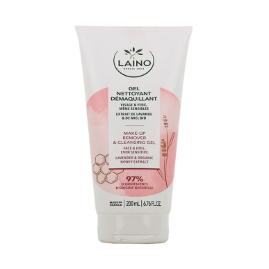Laino Gel Nettoyant Demaquillant 200 ml – Démaquillants, nettoyants visage / Gel, crème, huile | Laino - Visage Tunisie | Miral 