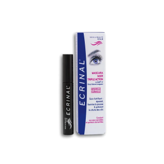 Ecrinal Mascara Noir Triple Action – Maquillage / Mascara | Ecrinal - Visage Tunisie | Miral Parapharmacie