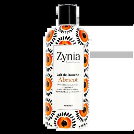 Zynia Lait de Douche Abricot 400ml | Zynia - Corps Tunisie | Miral Parapharmacie