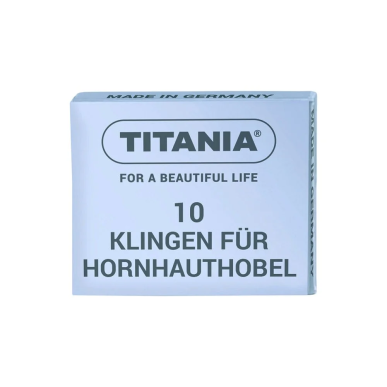 TITANIA Lames de Rechange pour Rabot – 3100/1×10 K | Titania - Corps Tunisie | Miral Parapharmacie