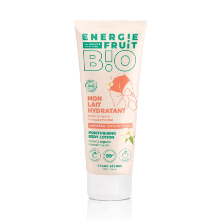 Energie Fruit Mon Lait Hydratant à l’Huile de Monoï et Macadamia Bio 200ml – Soins Corps / Lait Hydratant Corps | ENERGIE FRUIT 