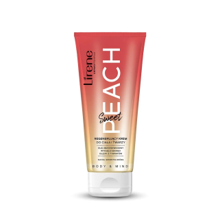 LIRENE Sweet Peach Creme Regenerante 200ml – Soins Corps / Hydratation et Nutrition Corps | Lirene - Corps Tunisie | Miral Parap