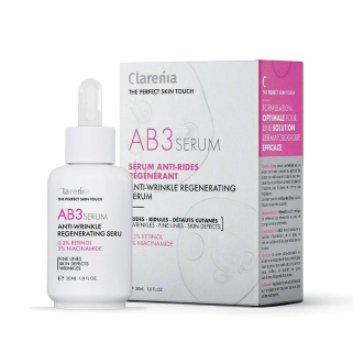 CLARENIA AB3 Sérum Anti-Rides Régénerant 30ml – soins anti-âge et anti-rides / Serum anti âge et ride pour l | CLARENIA - Visage