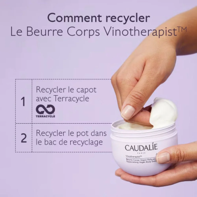 Caudalie Vinotherapist Beurre Corps Vegan Relipidant 250ml | Caudalie - Corps Tunisie | Miral Parapharmacie