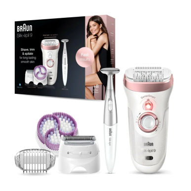 Braun Épilateur Silk-épil 9 SES 9/980 SensoSmart + Bikini Styler – Epilation / Epilateur électrique | BRAUN - Corps Tunisie | Mi