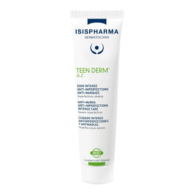 Isispharma Teen Derm A.Z Soin Intense Peaux à Tendance Acneique 30ml – Soins peau grasse, mixte et acné / Peaux à imperfections 