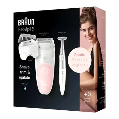 Braun Épilateur Silk-épil 5 SES5-820 – Epilation / Epilateur électrique | BRAUN - Corps Tunisie | Miral Parapharmacie