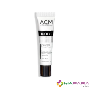 ACM Duolys Contour des Yeux 15ml – Yeux et Lèvres / Contour des yeux | ACM - Visage Tunisie | Miral Parapharmacie