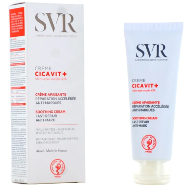 SVR Cicavit+ Crème Apaisante 40ml – Soins spécifiques / Crème cicatrisante | SVR - Corps Tunisie | Miral Parapharmacie