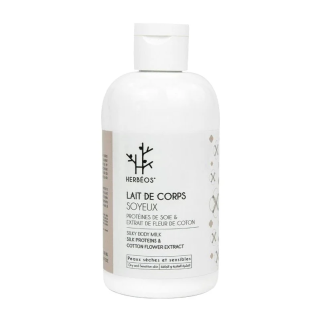 HERBÉOS Lait De Corps Soyeux Aux Protéines De Soie 250 ml – Soins Corps / Lait Hydratant Corps | Herbeos - Corps Tunisie | Miral
