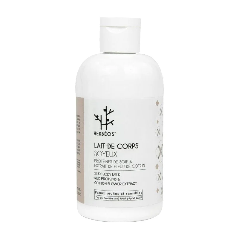 HERBÉOS Lait De Corps Soyeux Aux Protéines De Soie 250 ml