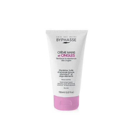 BYPHASSE Creme Mains et Ongles 150ml – Soins des mains | Byphasse - Corps Tunisie | Miral Parapharmacie