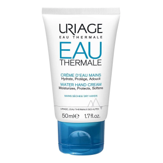 Uriage Crème d’Eau Mains 50ml – Soins des mains | URIAGE - Corps Tunisie | Miral Parapharmacie