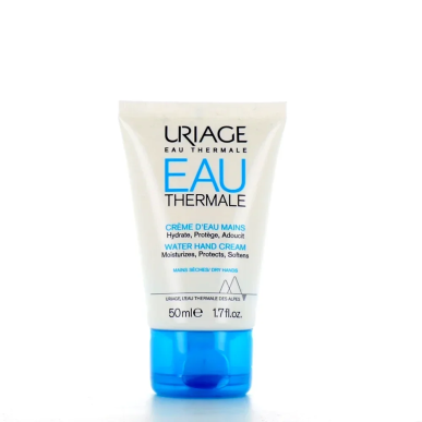 Uriage Crème d’Eau Mains 50ml – Soins des mains | URIAGE - Corps Tunisie | Miral Parapharmacie
