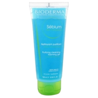 BIODERMA Sebium Gel Moussant Nettoyant Purifiant 100 ml – Soins Corps / Gommages Exfoliants | BIODERMA - Corps Tunisie | Miral P