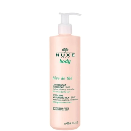 NUXE Reve De The Lait Hydratant Ressourcant 400ml – Soins Corps / Hydratation et Nutrition Corps | NUXE - Corps Tunisie | Miral 