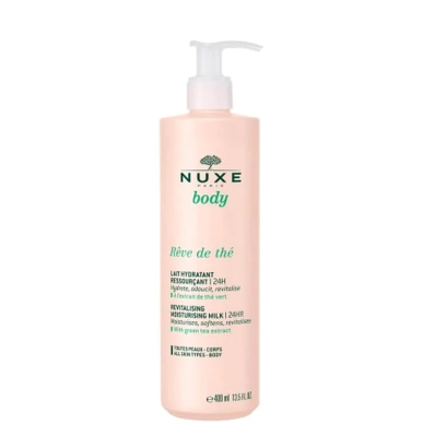 NUXE Reve De The Lait Hydratant Ressourcant 400ml – Soins Corps / Hydratation et Nutrition Corps | NUXE - Corps Tunisie | Miral 