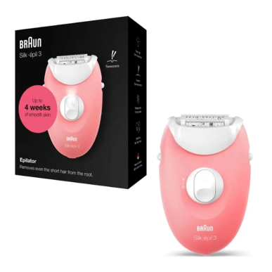 BRAUN Epilateur Silk-épil 3 SE3-176 – Epilation / Epilateur électrique | BRAUN - Corps Tunisie | Miral Parapharmacie