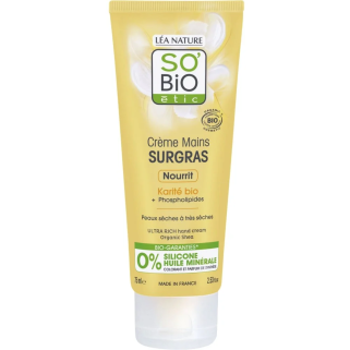 So Bio Crème Mains Surgras au Karité Bio 75ml – Soins des mains | SO BiO - Corps Tunisie | Miral Parapharmacie
