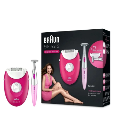 Braun Épilateur Silk-épil 3 SE3-420 – Epilation / Epilateur électrique | BRAUN - Corps Tunisie | Miral Parapharmacie