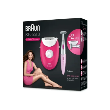Braun Épilateur Silk-épil 3 SE3-420 – Epilation / Epilateur électrique | BRAUN - Corps Tunisie | Miral Parapharmacie