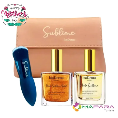 INODERMA Trousse Glow Case – Soins Corps / Hydratation et Nutrition Corps | INODERMA - Corps Tunisie | Miral Parapharmacie