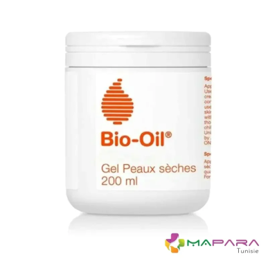 BIO-OIL Gel Peaux Sèches 200ml – Soins Corps / Hydratation et Nutrition Corps | Bio Oil - Corps Tunisie | Miral Parapharmacie