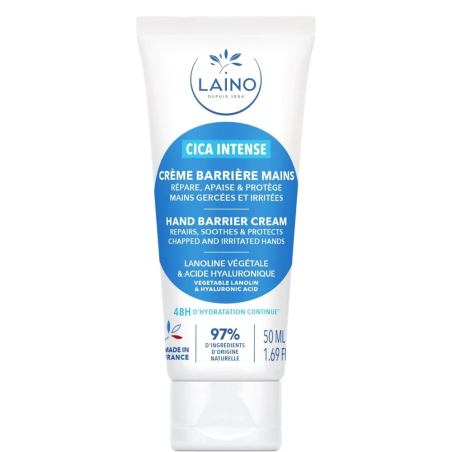 Laino Cica Intense Crème Barrière Mains Gercées et Irritées 50ml – Soins des mains | Laino - Corps Tunisie | Miral Parapharmacie