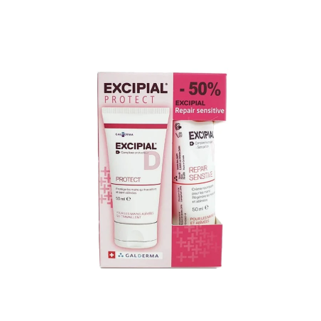 Excipial Coffret Protect + Repair Senisitve Mains – Soins des mains | EXCIPIAL - Corps Tunisie | Miral Parapharmacie