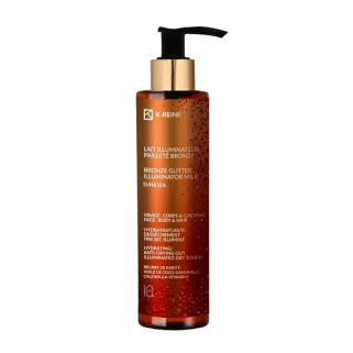 K-REINE Lait Illuminateur Pailleté Bronze Visage, Corps et Cheveux SPF10 150ml | K-REINE - Corps Tunisie | Miral Parapharmacie