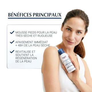 EUCERIN Urea Repair Plus Mousse Pieds 10% D’urée 150ml