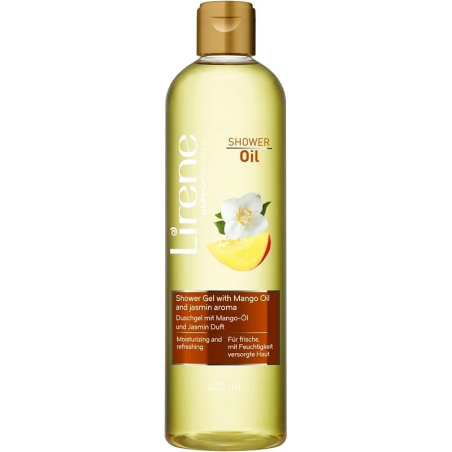 LIRENE HUILE DE DOUCHE MANGUE JASMIN 400ML – Soins Corps / Hydratation et Nutrition Corps | Lirene - Corps Tunisie | Miral Parap